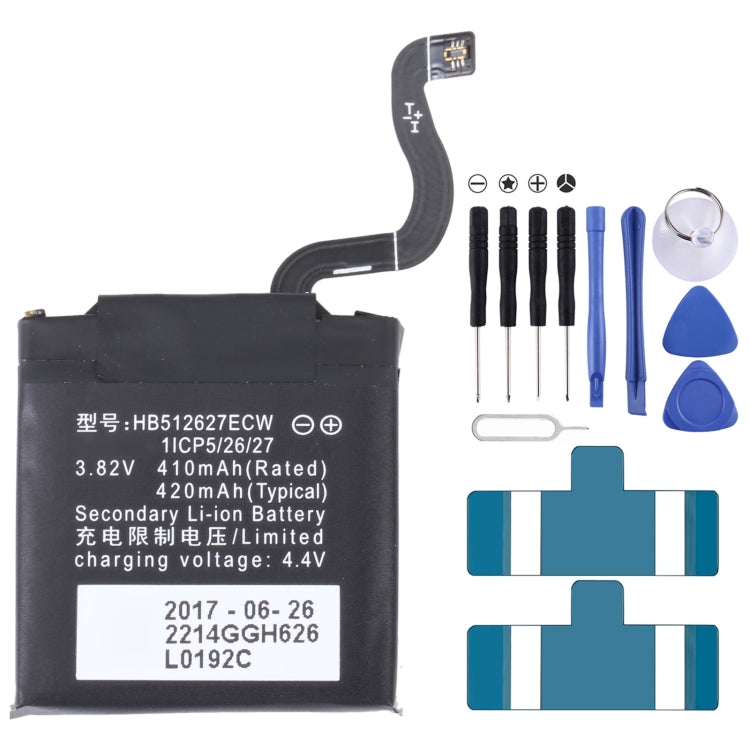Sostituzione della batteria ai polimeri di litio per, 380mAh EB-BR760ABE, 236mAh EB-BR500ABU, 340mAh EB-BR820ABY, 472mAh EB-BR800ABU, 247mAh EB-BR830ABY, 270mAh EB-BR170ABU, 250mAh EB-BR720ABE, 330mAh EB-BR840ABY, 300mAh, 200mAh EB-BR360ABE