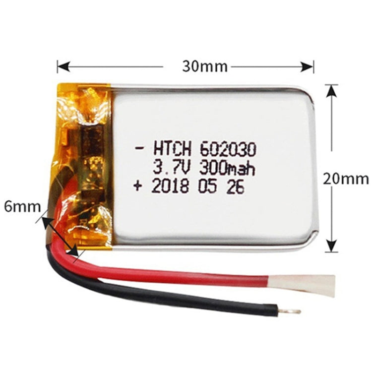 Sostituzione della batteria ai polimeri di litio da 2 pezzi, 602030 300mAh, 523450 1000mAh, 102050 1000mAh, 902030 500mAh, 803040 900mAh, 802035 500mAh, 602035 400mAh, 582728 400mAh, 103450 1800mAh, 603035 600mAh, 103040 1200mAh, 602535, 601260 400mAh