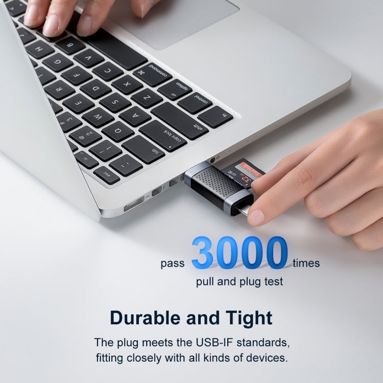 ORICO CS2T-A3 TF/SD Dual Port USB-A3.0 Lettore di schede a doppia lettura, CS2T-A3