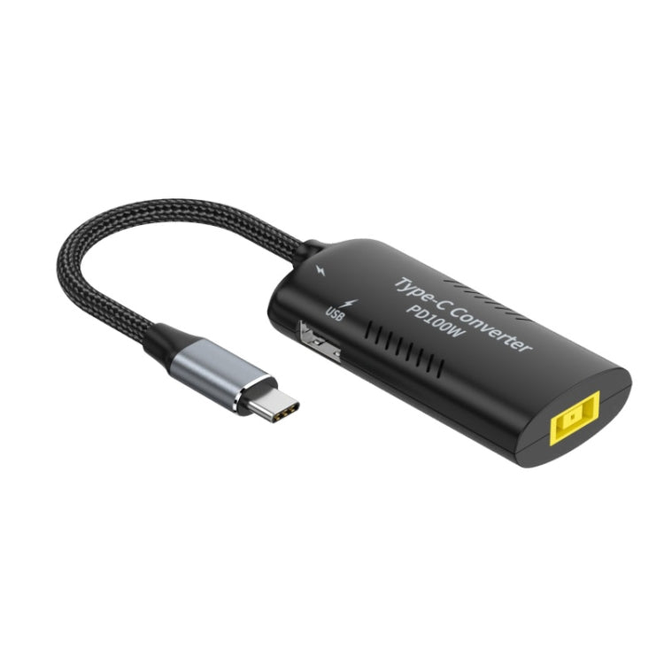 + Adattatore multifunzione Type-C + USB da femmina a Type-C, DC5521 / 5525, DC7406, DC7909, Square Port