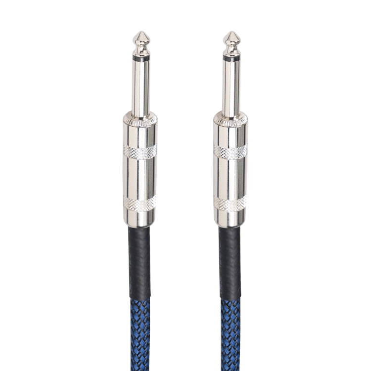 TC048BL Cavo audio mono per chitarra elettrica maschio-maschio da 6,35 mm, 1.8m, 3m, 5m, 10m