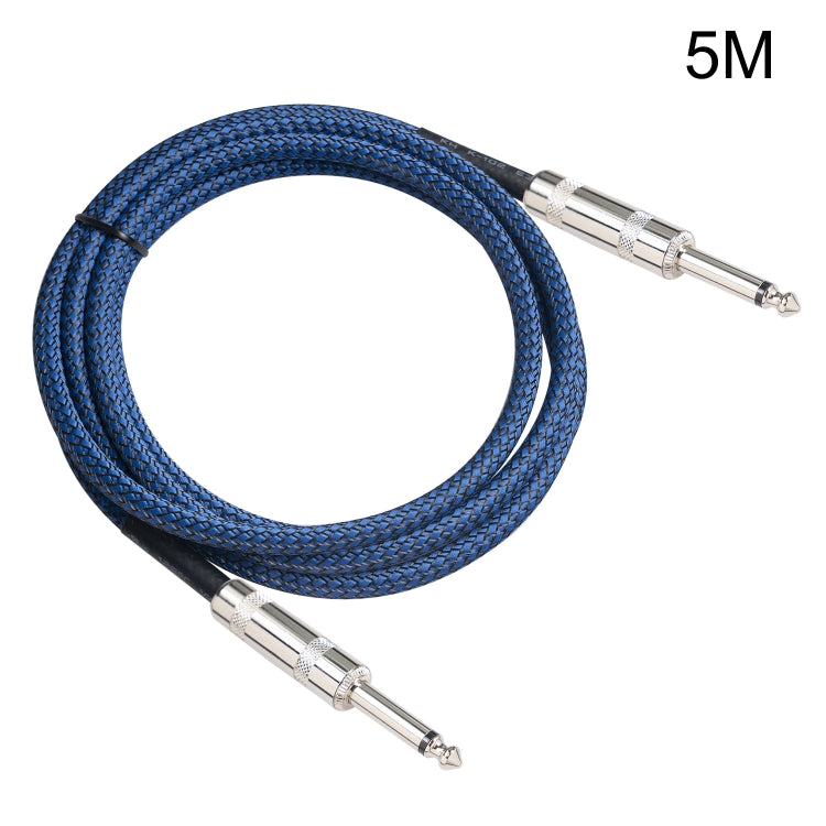 TC048BL Cavo audio mono per chitarra elettrica maschio-maschio da 6,35 mm, 1.8m, 3m, 5m, 10m