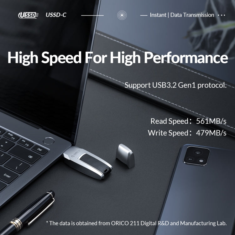 Unità flash a stato solido USB ORICO, lettura: 520 MB/s, scrittura: 450 MB/s, 128GB USB-A, 128GB Type-C, 256GB USB-A, 256GB Type-C, 512GB USB-A, 512GB Type-C, 1TB USB-A, 1TB Type-C
