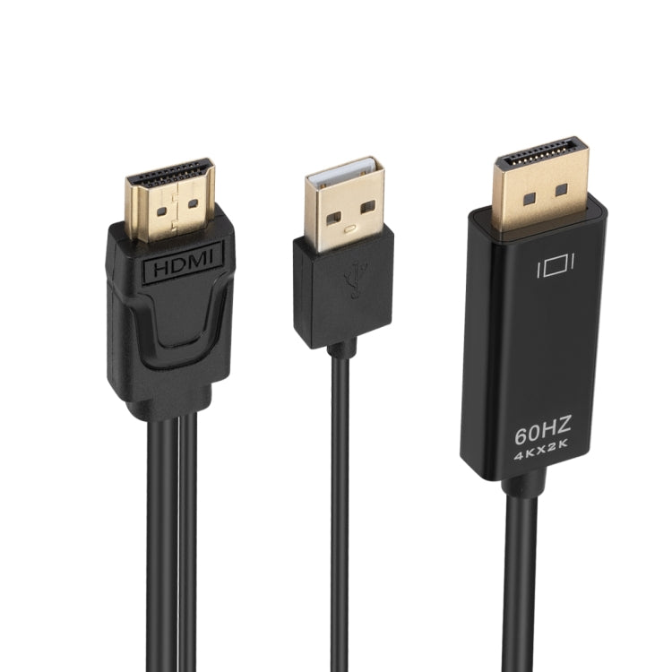 Cavo adattatore da HDMI a USB+DisplayPort con alimentatore, lunghezza: 1,8 m, 180cm