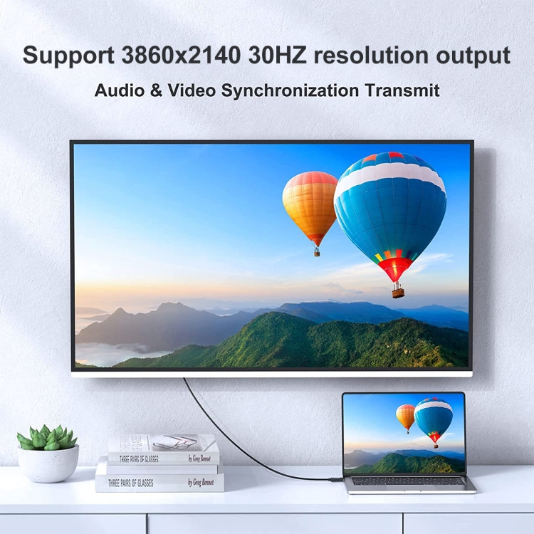Cavo adattatore da HDMI a USB+DisplayPort con alimentatore, lunghezza: 1,8 m, 180cm