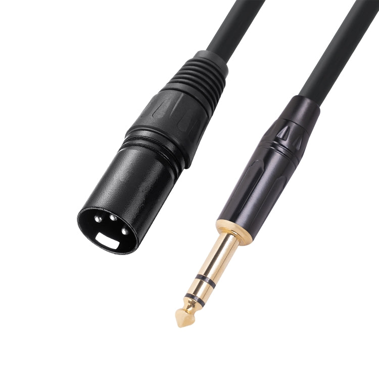 TC145BK19 Cavo audio TRS maschio da 6,35 mm da 1/4 di pollice a XLR a 3 pin maschio, 1m, 1.8m, 3m, 5m, 10m