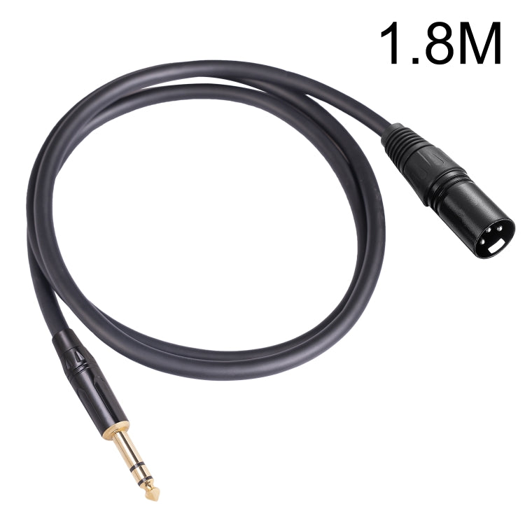 TC145BK19 Cavo audio TRS maschio da 6,35 mm da 1/4 di pollice a XLR a 3 pin maschio, 1m, 1.8m, 3m, 5m, 10m