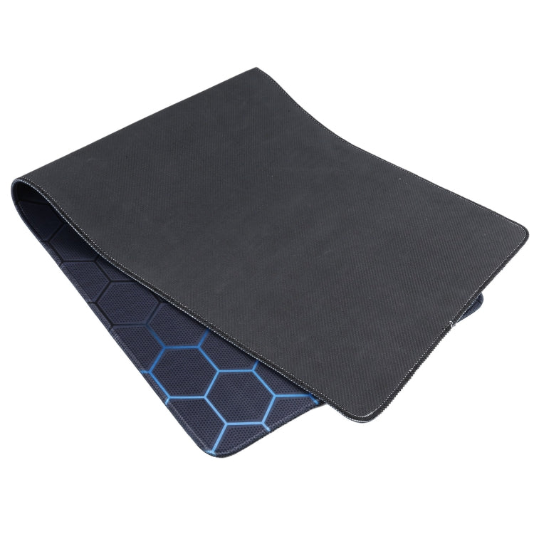 Tappetino per tastiera con tappetino per mouse da gioco con superficie in tessuto di gomma antiscivolo, 80 x 30 x 0.2cm, 90 x 40 x 0.2cm