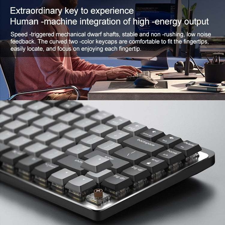 Logitech MX Mini tastiera meccanica wireless Bluetooth Dual Mode con ricevitore USB Logi Bolt