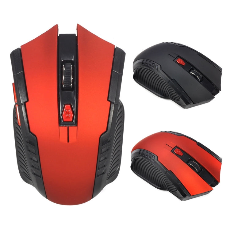 HXSJ A882 Mouse da ufficio wireless regolabile a tre velocità 2.4G 1600DPI a 6 tasti, A882 Black, A882 Red, A882 Gold, A882 Blue, A882 Silver Grey
