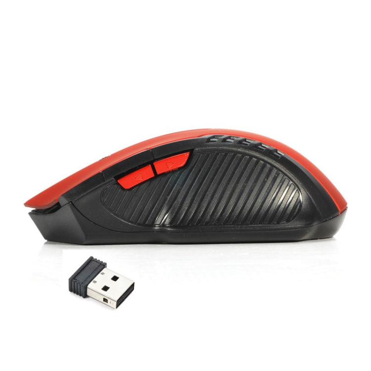 HXSJ A882 Mouse da ufficio wireless regolabile a tre velocità 2.4G 1600DPI a 6 tasti, A882 Black, A882 Red, A882 Gold, A882 Blue, A882 Silver Grey