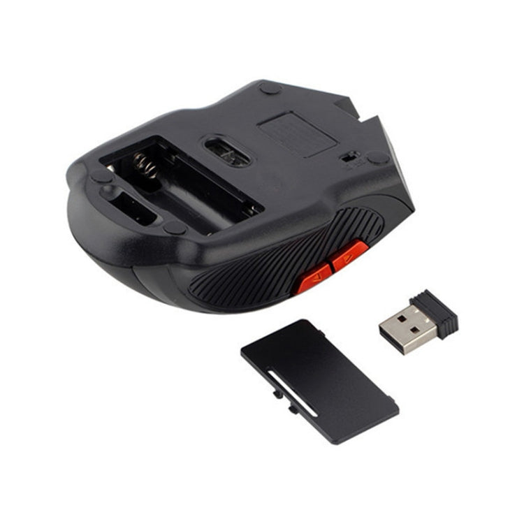 HXSJ A882 Mouse da ufficio wireless regolabile a tre velocità 2.4G 1600DPI a 6 tasti, A882 Black, A882 Red, A882 Gold, A882 Blue, A882 Silver Grey