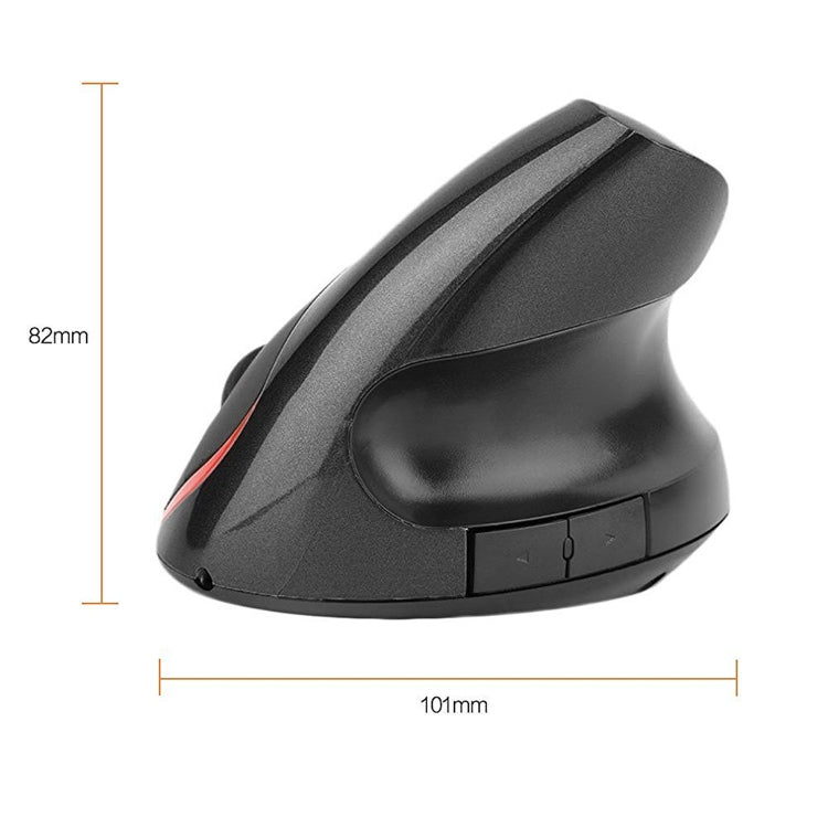 HXSJ A889 6 tasti 2400 DPI 2,4 GHz Mouse wireless verticale ricaricabile