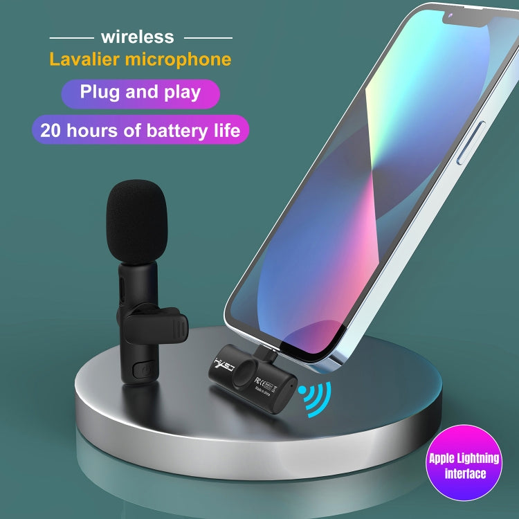 HXSJ F18 2.4G Microfono wireless lavalier con riduzione del rumore a 8 pin, 8 Pin