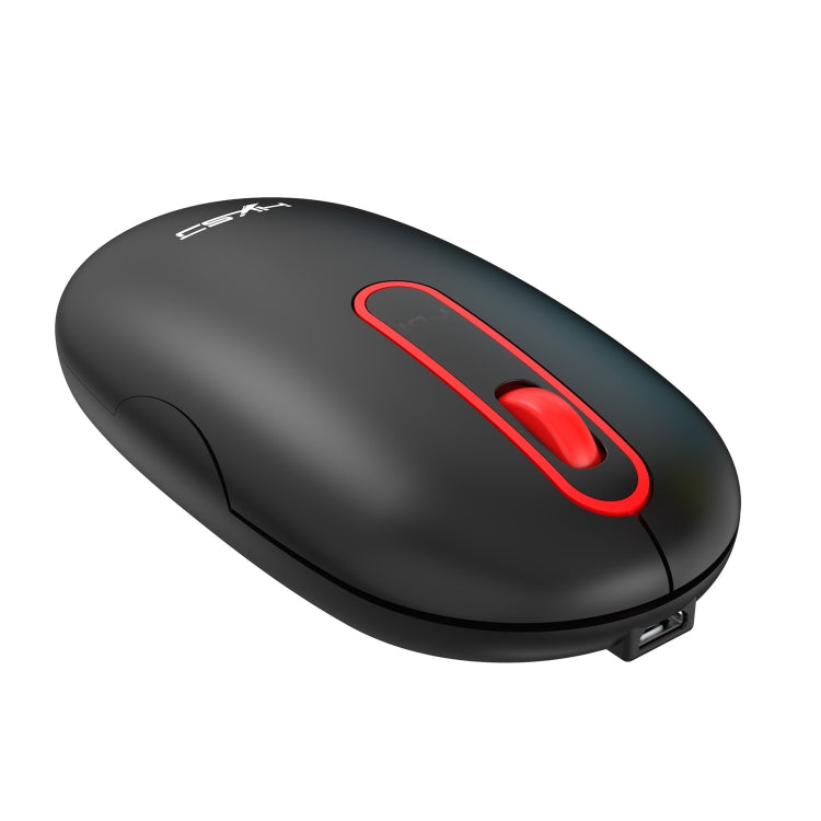 HXSJ T15 2.4GHz 4 tasti mouse muto senza fili, T15 Black, T15 White