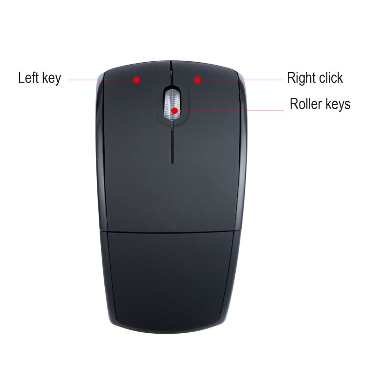 Mouse pieghevole wireless HXSJ ZD-01 1600 DPI 2,4 GHz