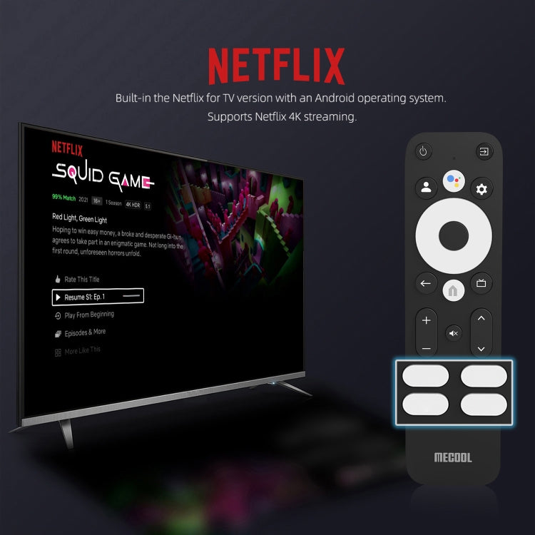 MECOOL KM7 Plus Android 10.0 Smart TV Set Top Box, Amlogic S905Y4 Quad Core, 2GB+16GB, US Plug, UK Plug, EU Plug, AU Plug