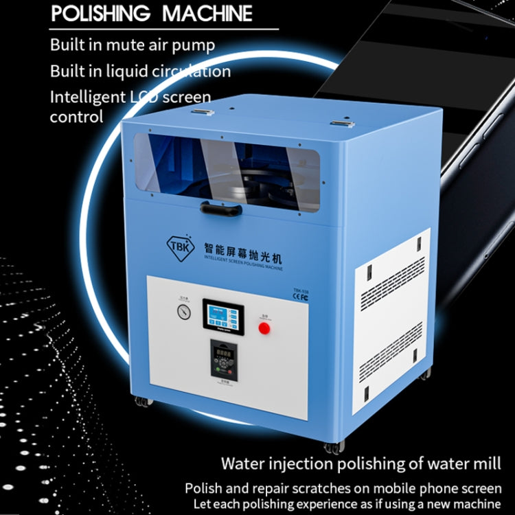 Macchina per la lucidatura del mulino ad acqua dello schermo del telefono cellulare multi-stazione, TBK 938M, TBK 938, TBK 938L