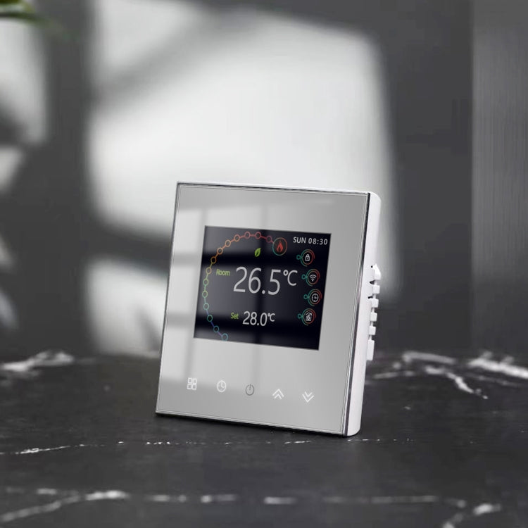 Termostato per riscaldamento domestico intelligente 220V Termostato WiFi per riscaldamento elettrico con cavo sensore esterno, BHT-2002GBLM