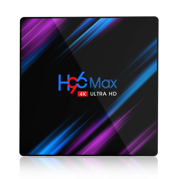 H96 Max-3318 Box TV Android 4K Ultra HD con telecomando, Android 10.0, RK3318 Quad-Core 64bit Cortex-A53, 4GB+64GB, Supporto TF Card / USBx2 / AV / Ethernet, AU Plug, EU Plug, UK Plug, US Plug
