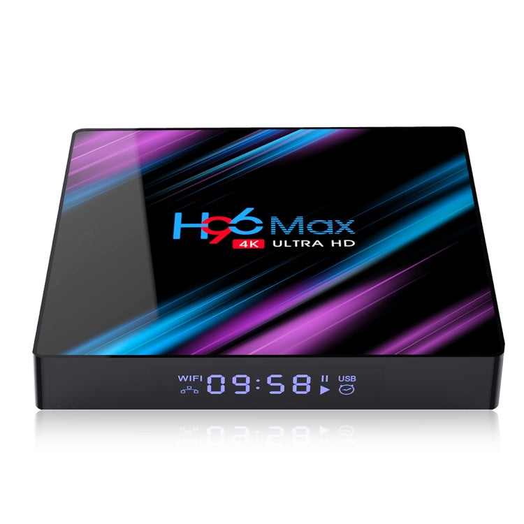 H96 Max-3318 Box TV Android 4K Ultra HD con telecomando, Android 10.0, RK3318 Quad-Core 64bit Cortex-A53, 4GB+64GB, Supporto TF Card / USBx2 / AV / Ethernet, AU Plug, EU Plug, UK Plug, US Plug