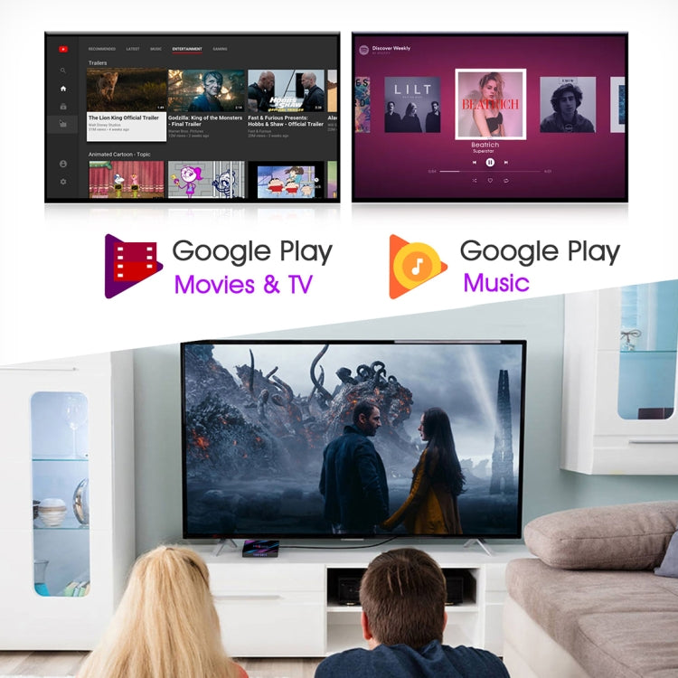 H96 Max-3318 Box TV Android 4K Ultra HD con telecomando, Android 10.0, RK3318 Quad-Core 64bit Cortex-A53, 4GB+64GB, Supporto TF Card / USBx2 / AV / Ethernet, AU Plug, EU Plug, UK Plug, US Plug