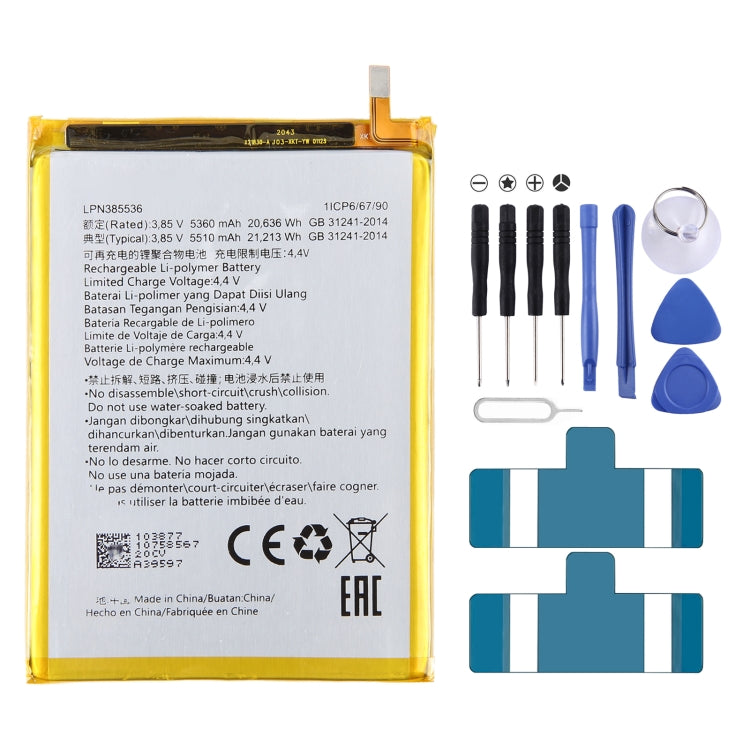 Sostituzione della batteria da 300 mAh, For ZTE Trek 2 K88 Tablet, For Xiaomi Pad 5 Pro, For Huawei NOTE 8 EDI-AL10, For Samsung Galaxy A03s, For Samsung Galaxy A032, For Samsung Galaxy c9 Pro SM-C900, For HLTE216T/226T, For Lenovo TAB E7-7104