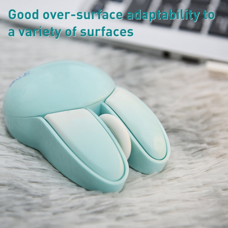 Mouse muto wireless MOFii M6 a forma di coniglio 2.4G