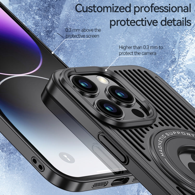 Raffreddamento custodia per telefono con supporto per anello magnetico MagSafe, For iPhone 14, For iPhone 14 Pro, For iPhone 14 Pro Max, For iPhone 13, For iPhone 13 Pro, For iPhone 13 Pro Max
