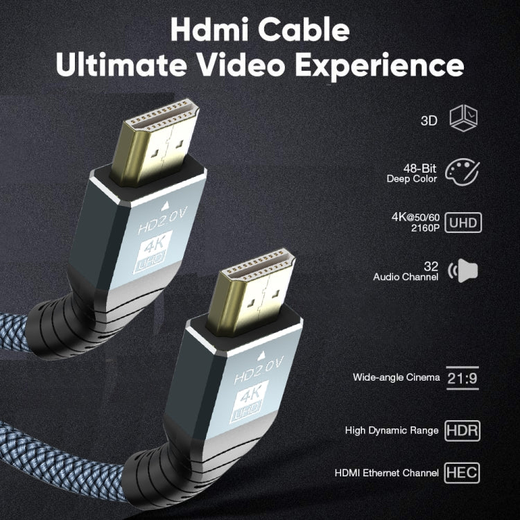 Cavo HDMI 2.0 versione 4K 60Hz HD, 1m, 2m, 3m, 5m
