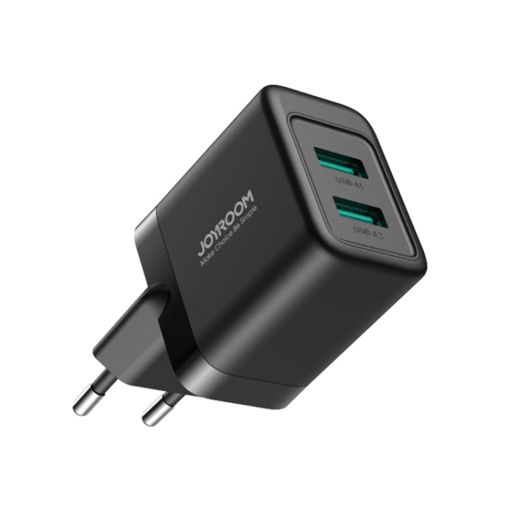 Caricatore USB a doppia porta JOYROOM JR-TCN01 2.4A, EU Plug, UK Plug