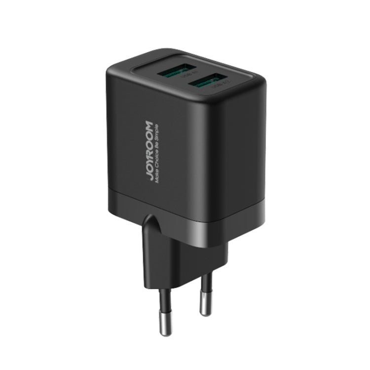 Caricatore USB a doppia porta JOYROOM JR-TCN01 2.4A, EU Plug, UK Plug