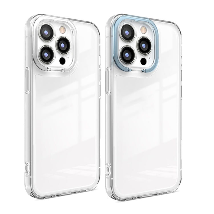 Custodia per telefono antiurto con staffa invisibile trasparente, For iPhone XS Max, For iPhone XS / X, For iPhone XR, For iPhone 8 / 7, For iPhone 8 Plus / 7 Plus
