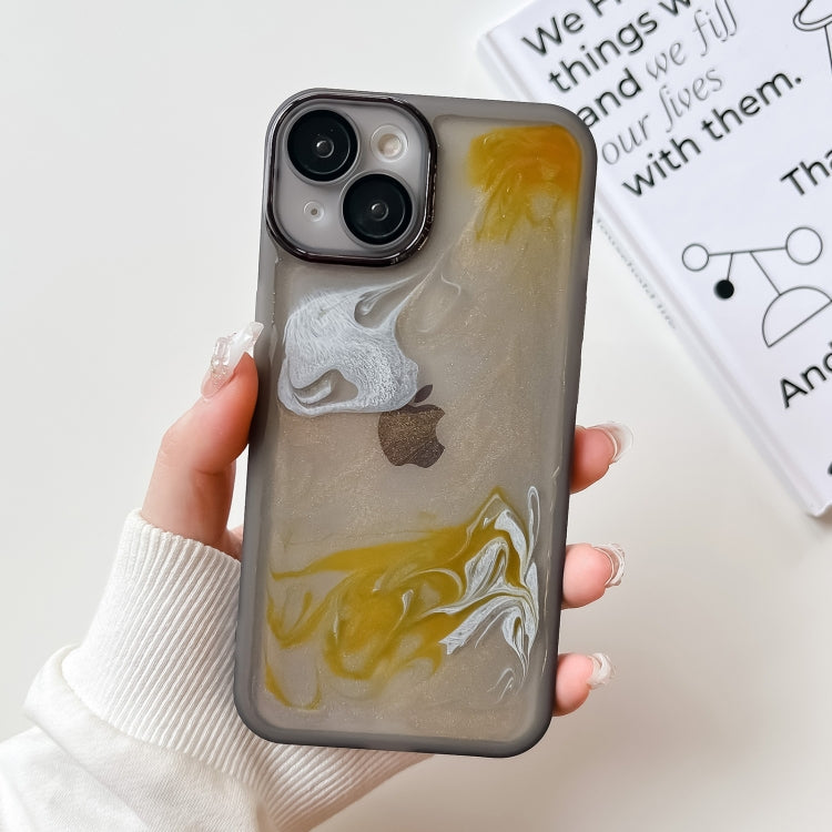 Custodia per telefono in TPU galvanica con pittura a olio, For iPhone 14, For iPhone 14 Pro, For iPhone 14 Plus, For iPhone 14 Pro Max, For iPhone 13