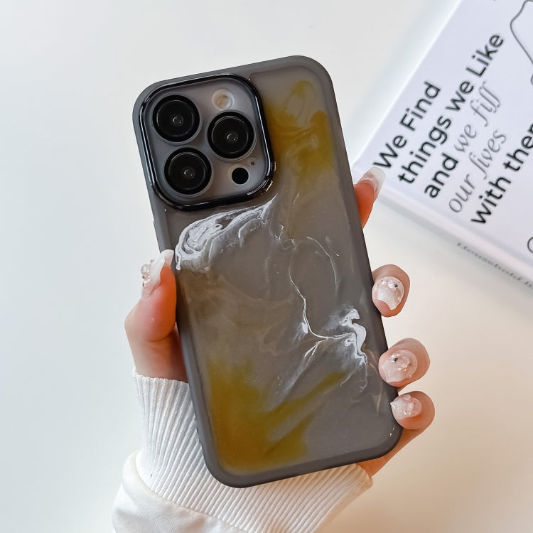 Custodia per telefono in TPU galvanica con pittura a olio, For iPhone 14, For iPhone 14 Pro, For iPhone 14 Plus, For iPhone 14 Pro Max, For iPhone 13