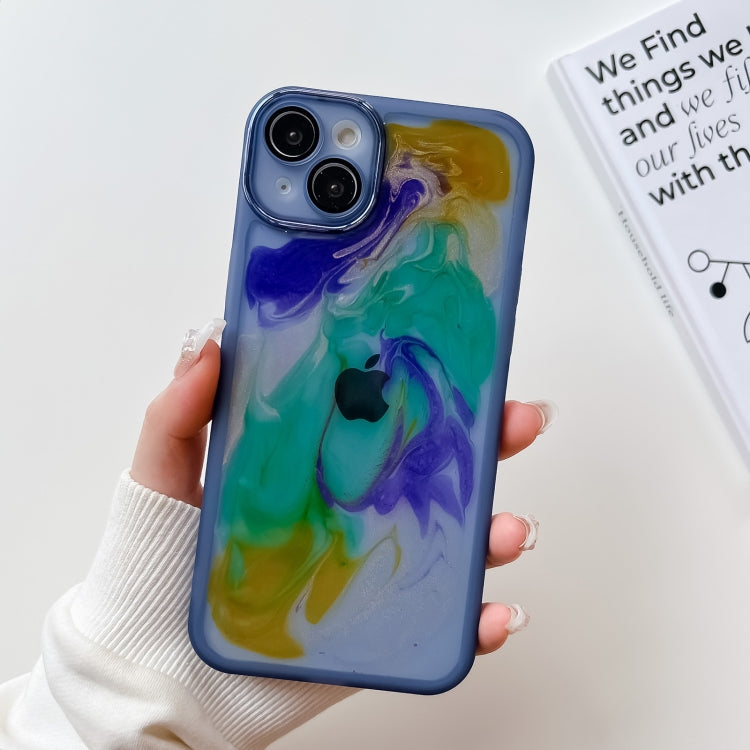 Custodia per telefono in TPU galvanica con pittura a olio, For iPhone 14, For iPhone 14 Pro, For iPhone 14 Plus, For iPhone 14 Pro Max, For iPhone 13