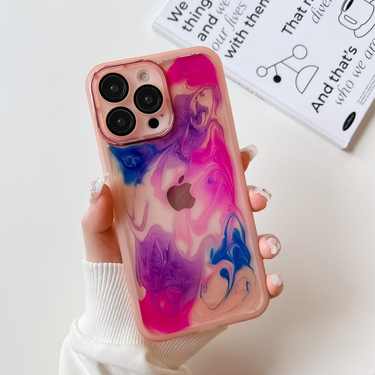 Custodia per telefono in TPU galvanica con pittura a olio, For iPhone 14, For iPhone 14 Pro, For iPhone 14 Plus, For iPhone 14 Pro Max, For iPhone 13
