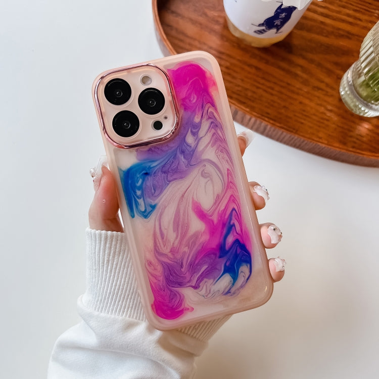 Custodia per telefono in TPU galvanica con pittura a olio, For iPhone 13 Pro, For iPhone 13 Pro Max, For iPhone 12, For iPhone 12 Pro