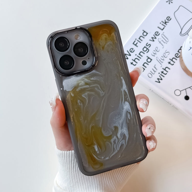 Custodia per telefono in TPU galvanica con pittura a olio, For iPhone 13 Pro, For iPhone 13 Pro Max, For iPhone 12, For iPhone 12 Pro