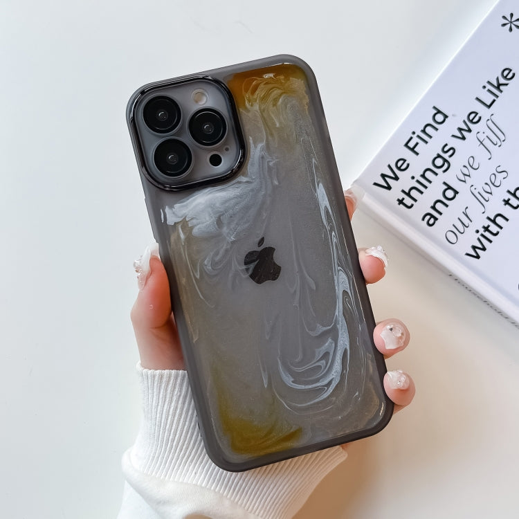 Custodia per telefono in TPU galvanica con pittura a olio, For iPhone 13 Pro, For iPhone 13 Pro Max, For iPhone 12, For iPhone 12 Pro