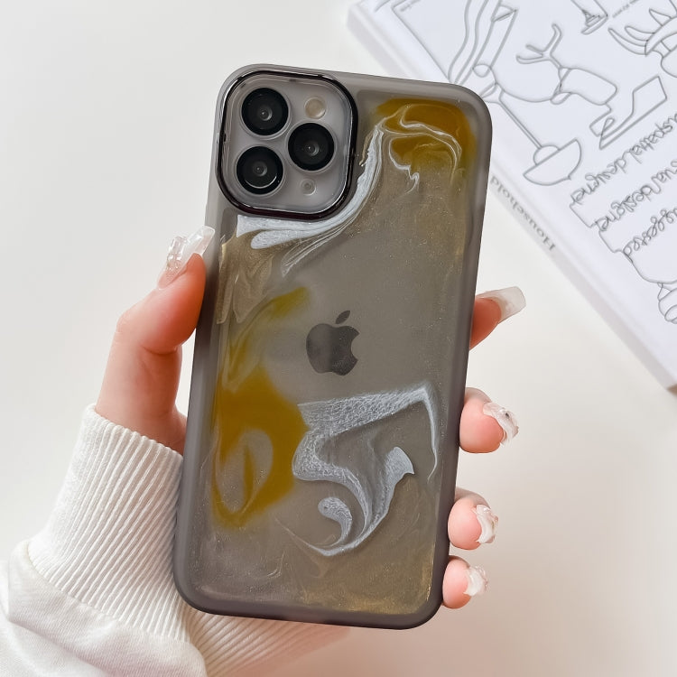 Custodia per telefono in TPU galvanica con pittura a olio, For iPhone 12 Pro Max, For iPhone 11 Pro, For iPhone 11 Pro Max, For iPhone SE 2022/2020 / 8 / 7