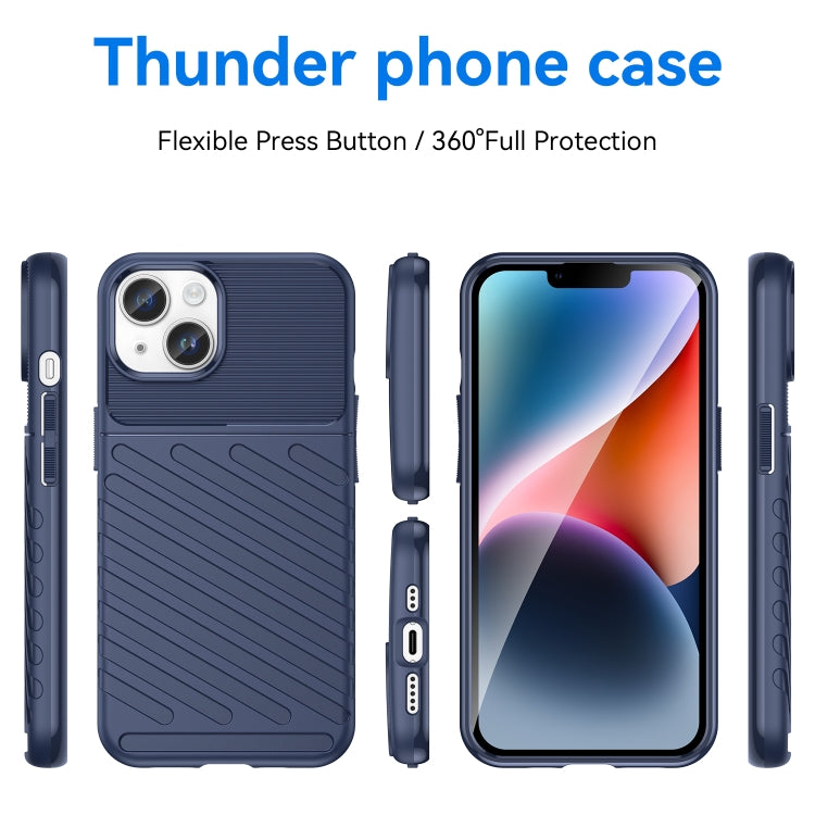 Custodia per telefono in TPU antiurto Thunderbolt, For iPhone 15, For iPhone 15 Plus, For iPhone 15 Pro, For iPhone 15 Pro Max