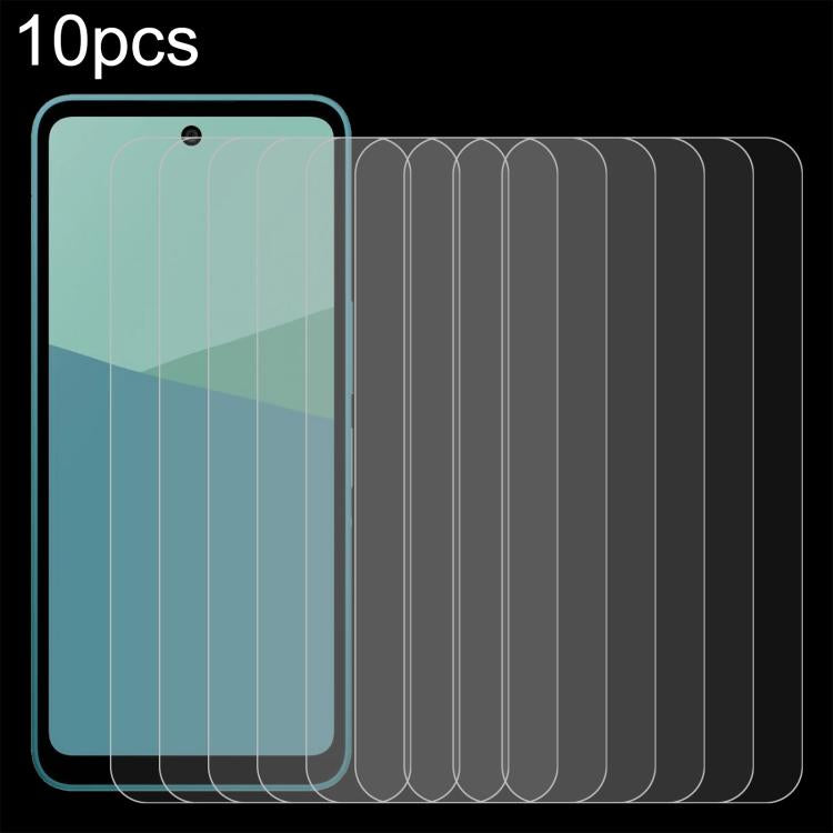 Pellicola in vetro temperato 10 pezzi 0,26 mm 9H 2,5D, For Sharp Aquos wish6, For Sharp Aquos R11, For Sharp Aquos Sense10, For Sharp Basio Active2, For Sharp Aquos wish5, For Sharp Aquos wish2, For Sharp Basio Active3, For Sharp Aquos Sense9 Plus