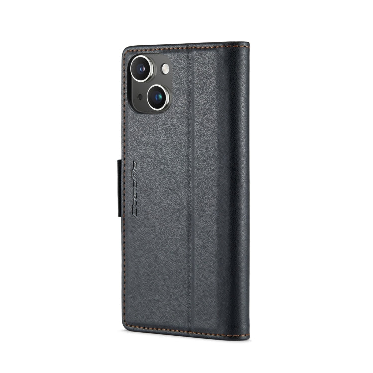 Custodia per telefono in pelle antifurto RFID CaseMe 023 con fibbia a farfalla, For iPhone 14, For iPhone 15 Pro Max, For iPhone 14 Plus, For iPhone 15 Pro