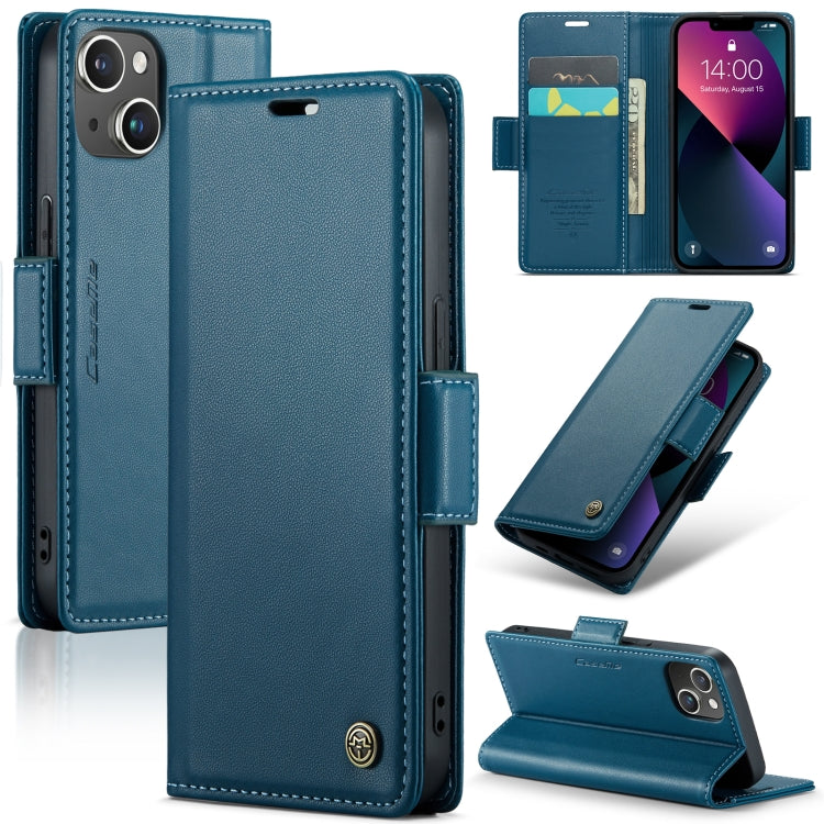 Custodia per telefono in pelle antifurto RFID CaseMe 023 con fibbia a farfalla, For iPhone 13, For iPhone 13 mini, For iPhone 13 Pro, For iPhone 13 Pro Max