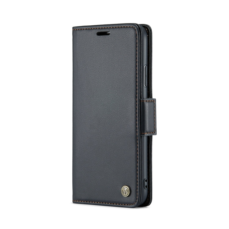 Custodia per telefono in pelle antifurto RFID CaseMe 023 con fibbia a farfalla, For iPhone XR, For iPhone SE 2022/SE 2020/6/7/8, For iPhone 6 Plus/7 Plus/8 Plus
