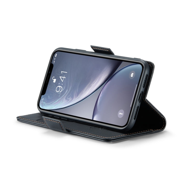 Custodia per telefono in pelle antifurto RFID CaseMe 023 con fibbia a farfalla, For iPhone XR, For iPhone SE 2022/SE 2020/6/7/8, For iPhone 6 Plus/7 Plus/8 Plus