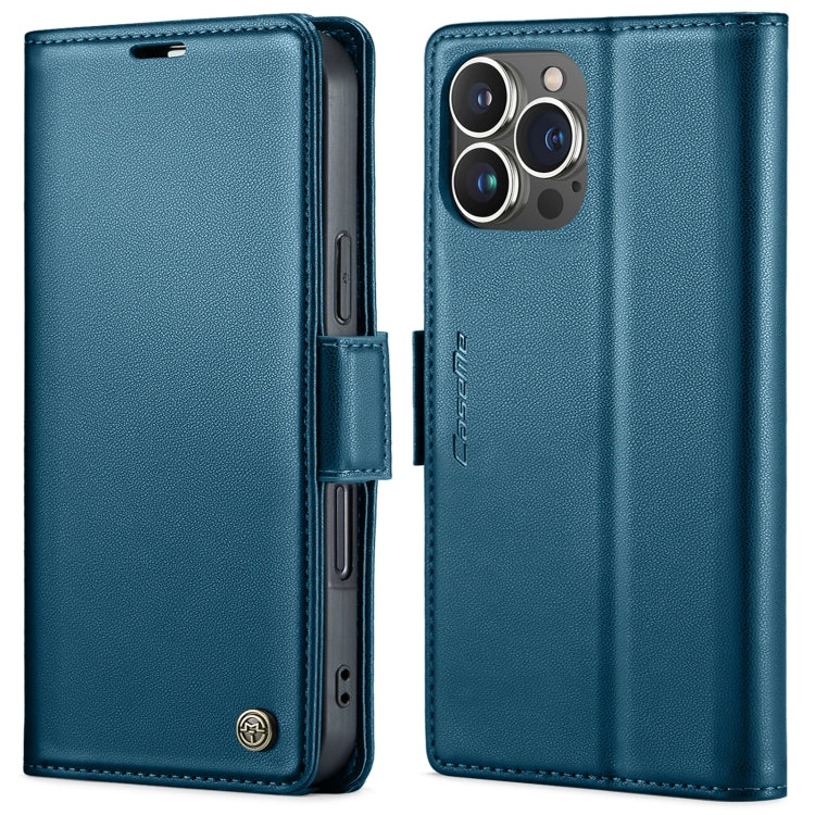 Custodia per telefono in pelle antifurto RFID CaseMe 023 con fibbia a farfalla, For iPhone 14, For iPhone 15 Pro Max, For iPhone 14 Plus, For iPhone 15 Pro