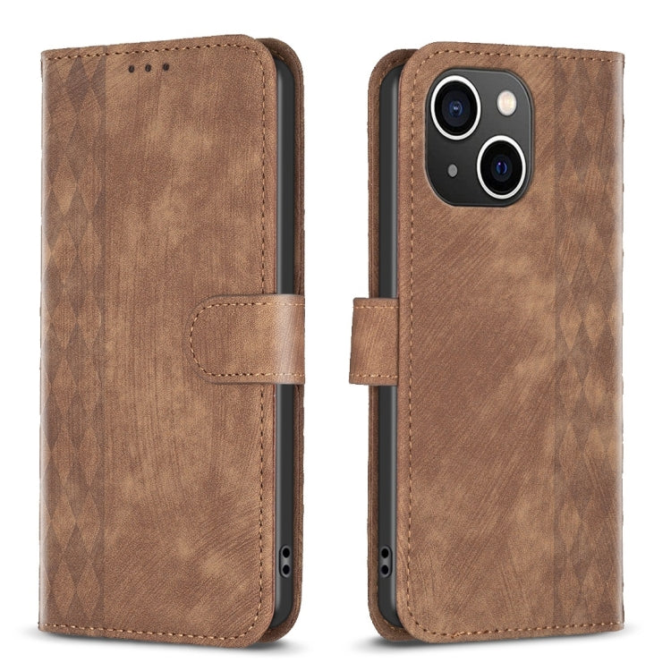 Custodia per telefono in pelle goffrata scozzese, For iPhone 14, For iPhone 15 Pro Max, For iPhone 14 Plus, For iPhone 14 Pro