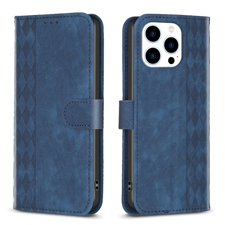 Custodia per telefono in pelle goffrata scozzese, For iPhone 13 Pro Max, For iPhone 12 / 12 Pro, For iPhone 12 Pro Max, For iPhone 11